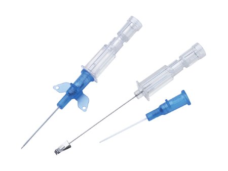 Catheter I.V. Straight Teflon Introcan® Safety™ 22 Gauge 1 Inch Sliding Safety Needle FEP (50/BX 4BX/CS) by B Braun Medical, Inc.  ID 4252519-02